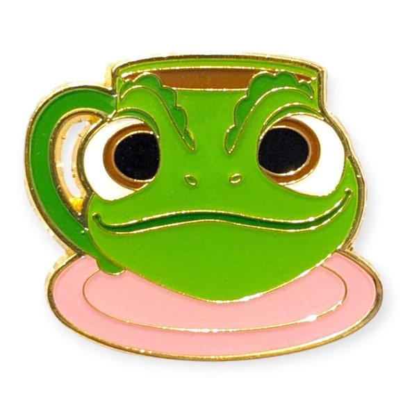 Disney Jewelry Tangled Disney Loungefly Pin Pascal Teacup Poshmark
